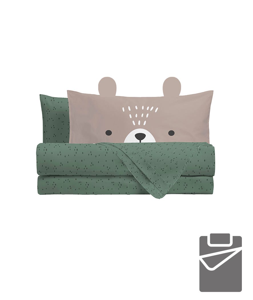 Completo letto singolo bambino Funny