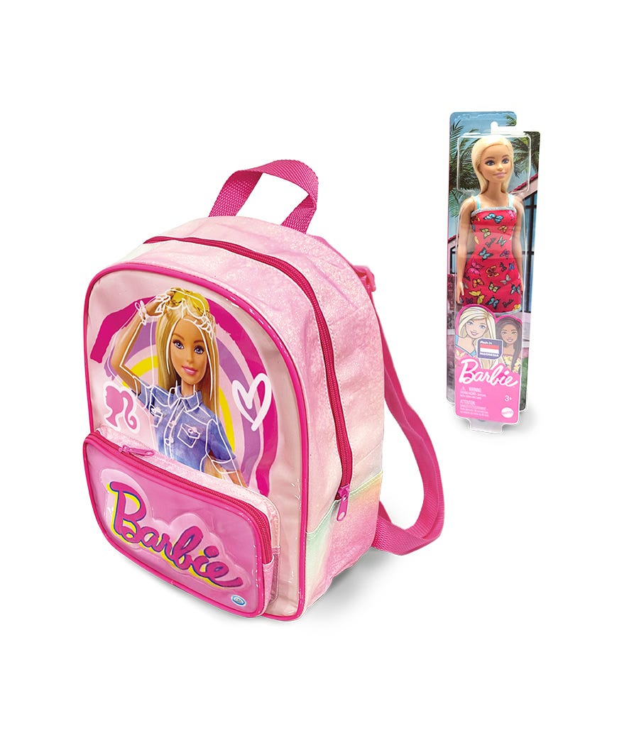 Barbie Travel Set 2 in 1 multicolor