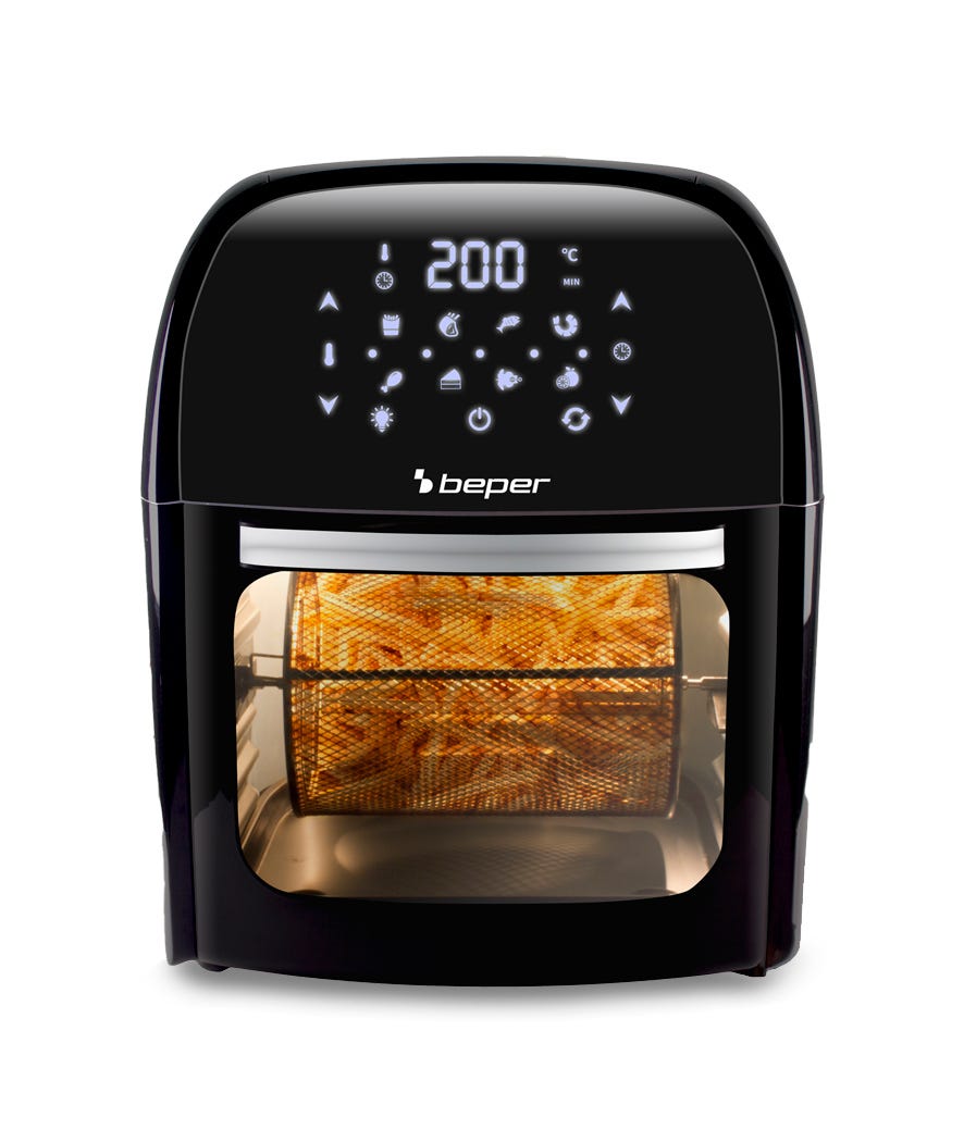 Friggitrice ad aria calda 12L nero
