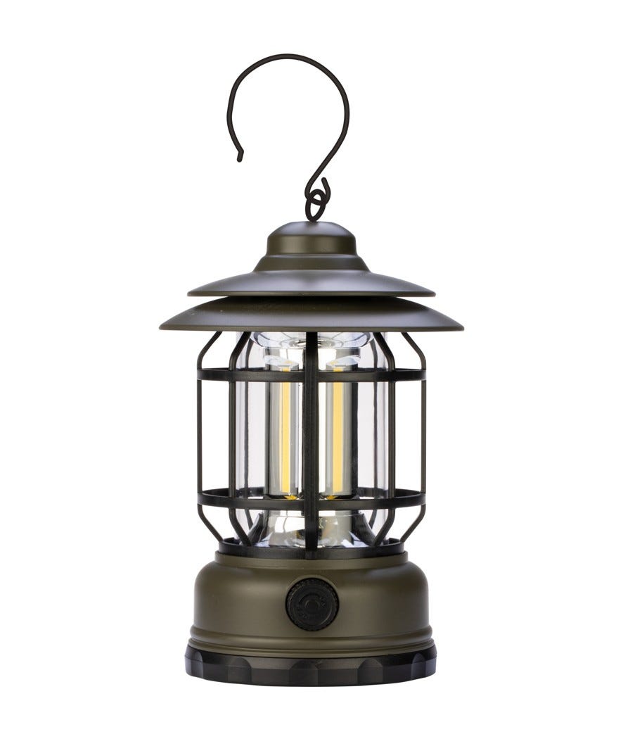Lampada deorativa da esterno ricaricabile bicolor