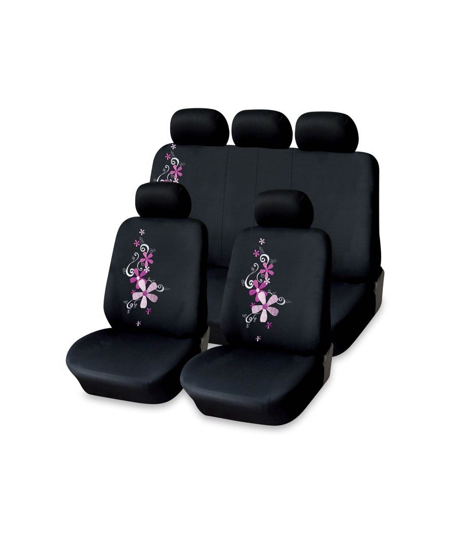 Set copridesili Sping Flowers nero