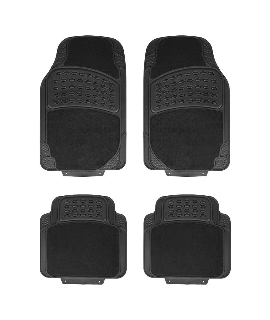 Tappetini per auto 4 pezzi nero