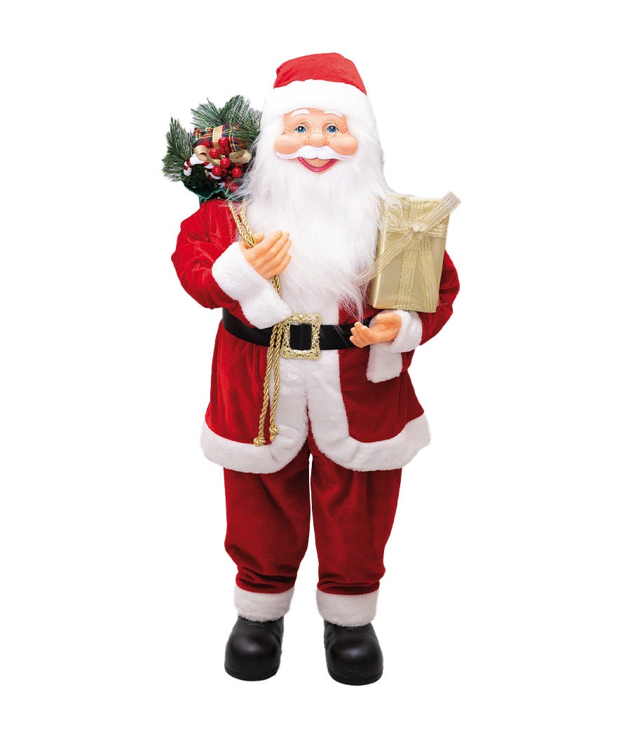 Babbo Natale 110 cm rosso
