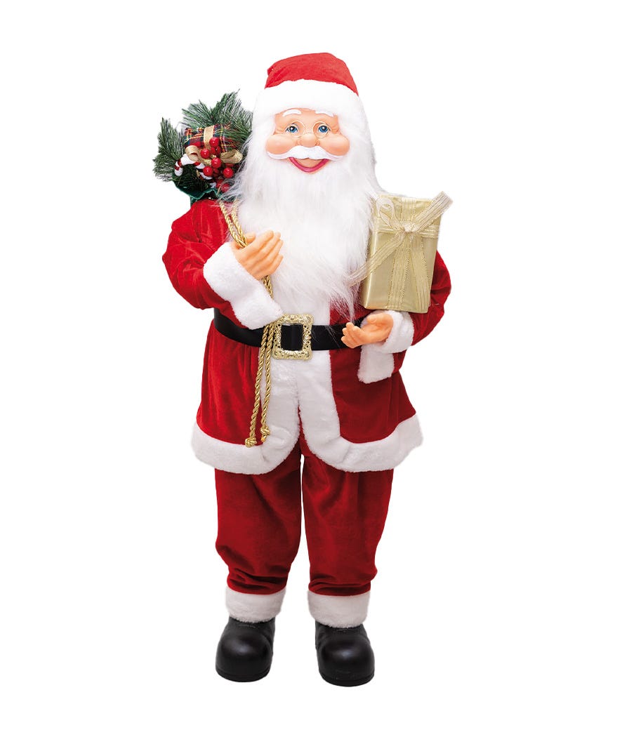 Babbo Natale 90 cm rosso