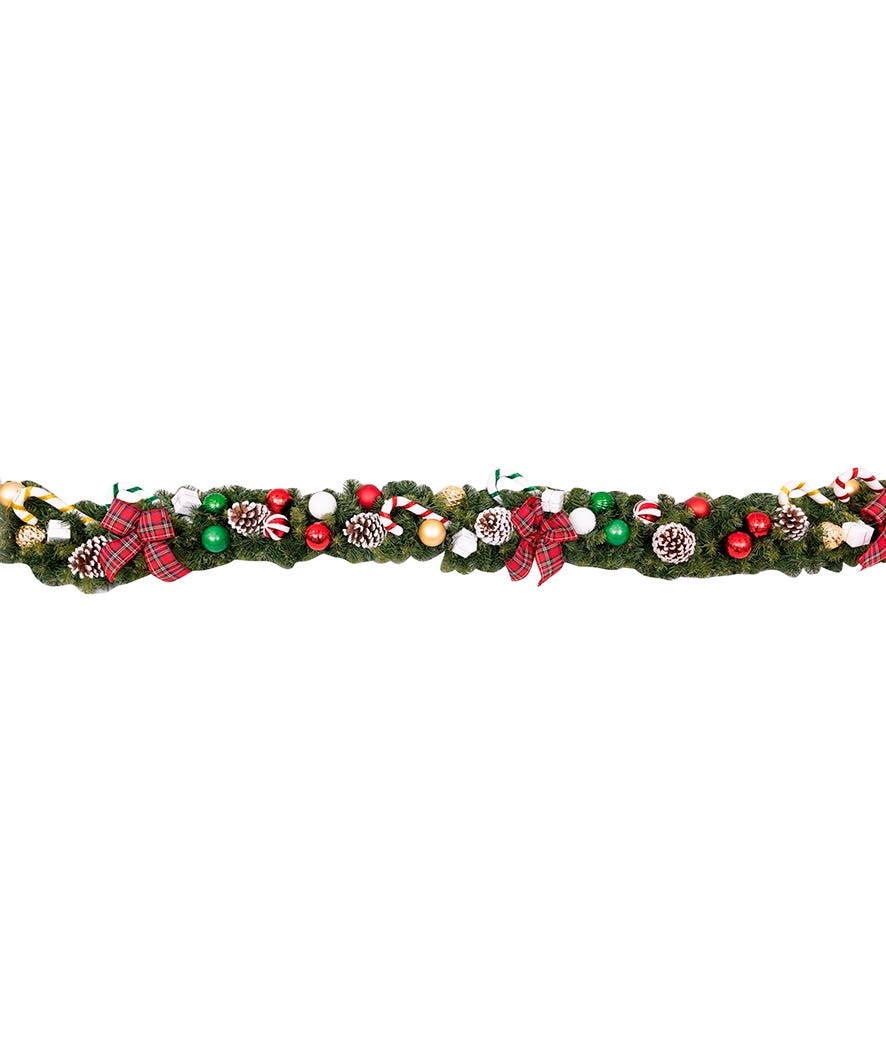 Ramo natalizio 270 cm multicolor