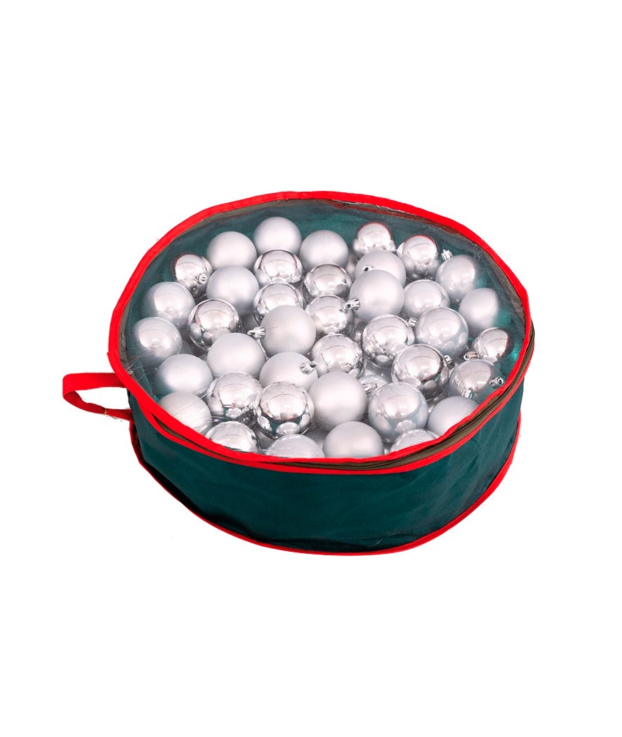 Set 80 sfere argento argento