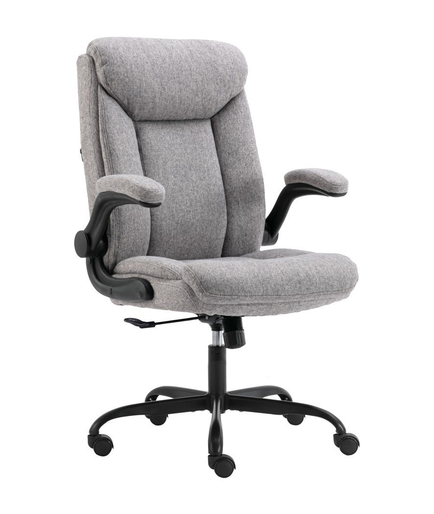 Sedia da ufficio reclinabile grigio