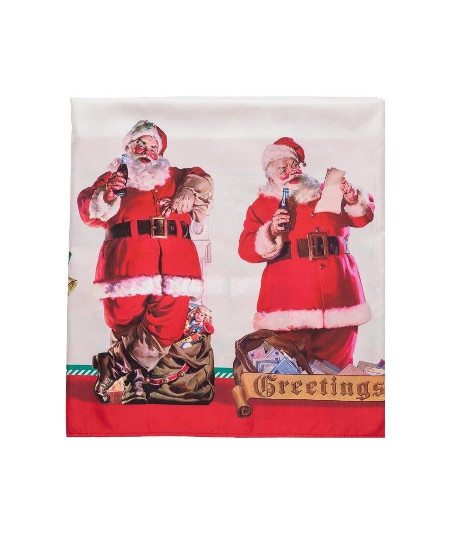 Tovaglia antimacchia Christmas Coca Cola 140x240 cm