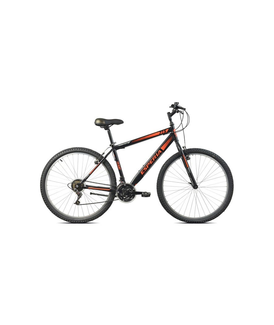Mountain bike MTB 27 5 OREGON 228327B nero e arancio