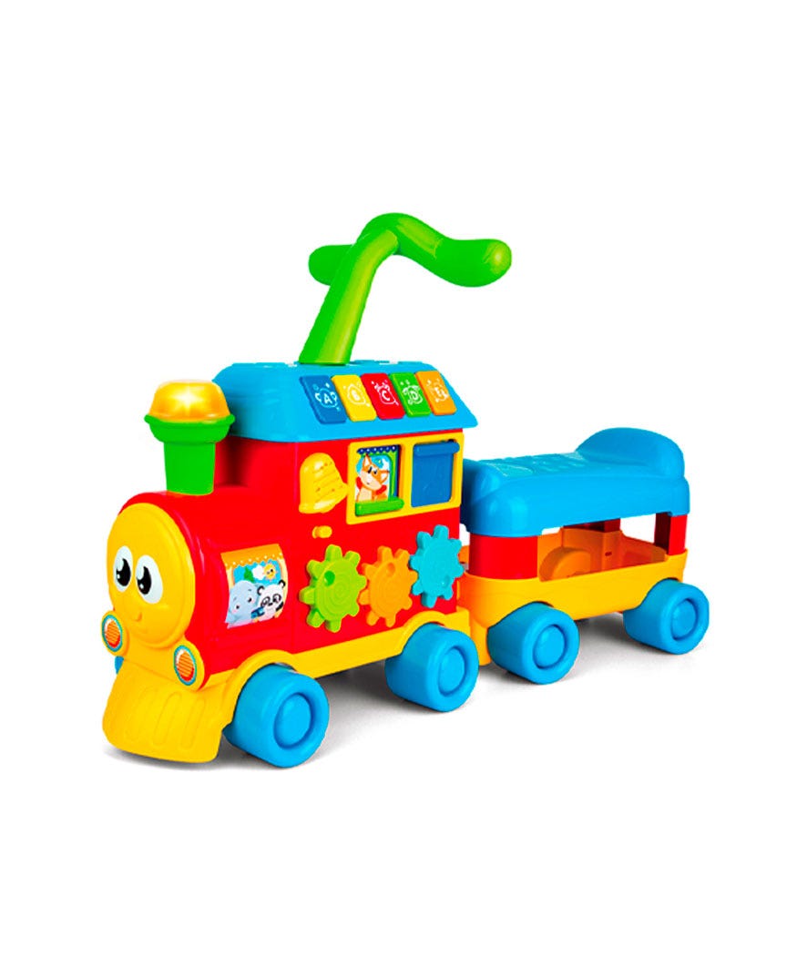 Trenino cavalcabile 3 in 1 multicolor