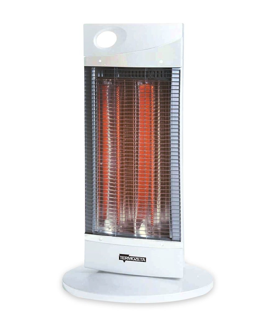 Stufa a carbonio bianco