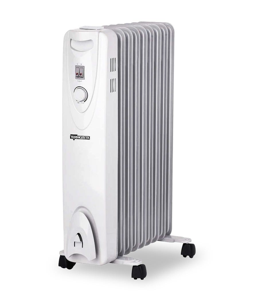 Radiatore olio 9 elementi bianco
