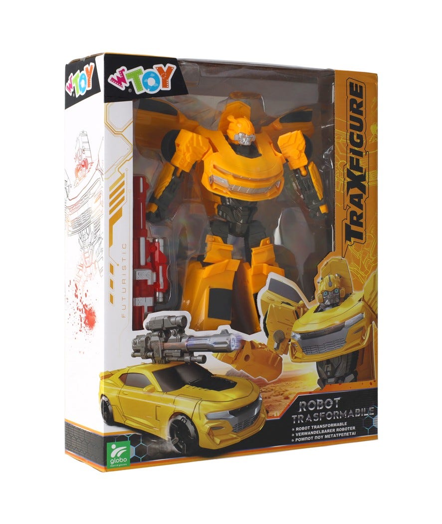 Traxfigure robot traformabile