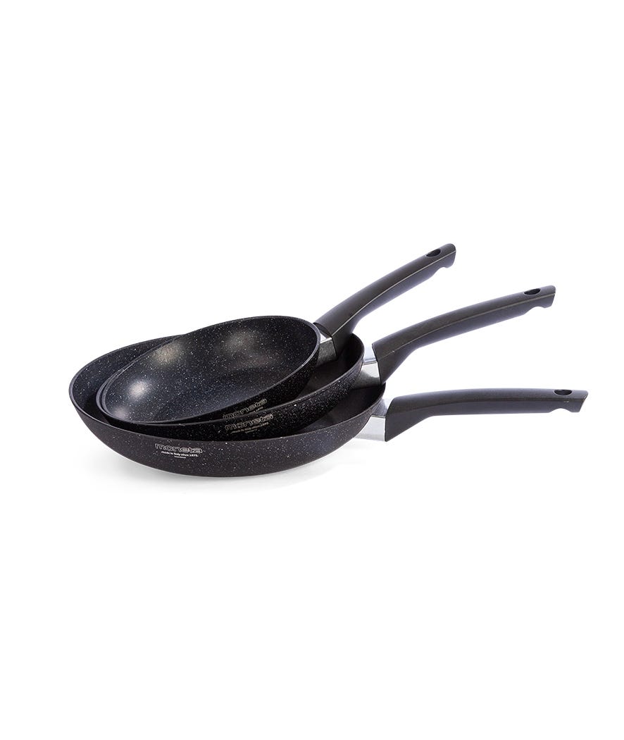 Set 3 padelle 20 24 28 cm Formidabile nero