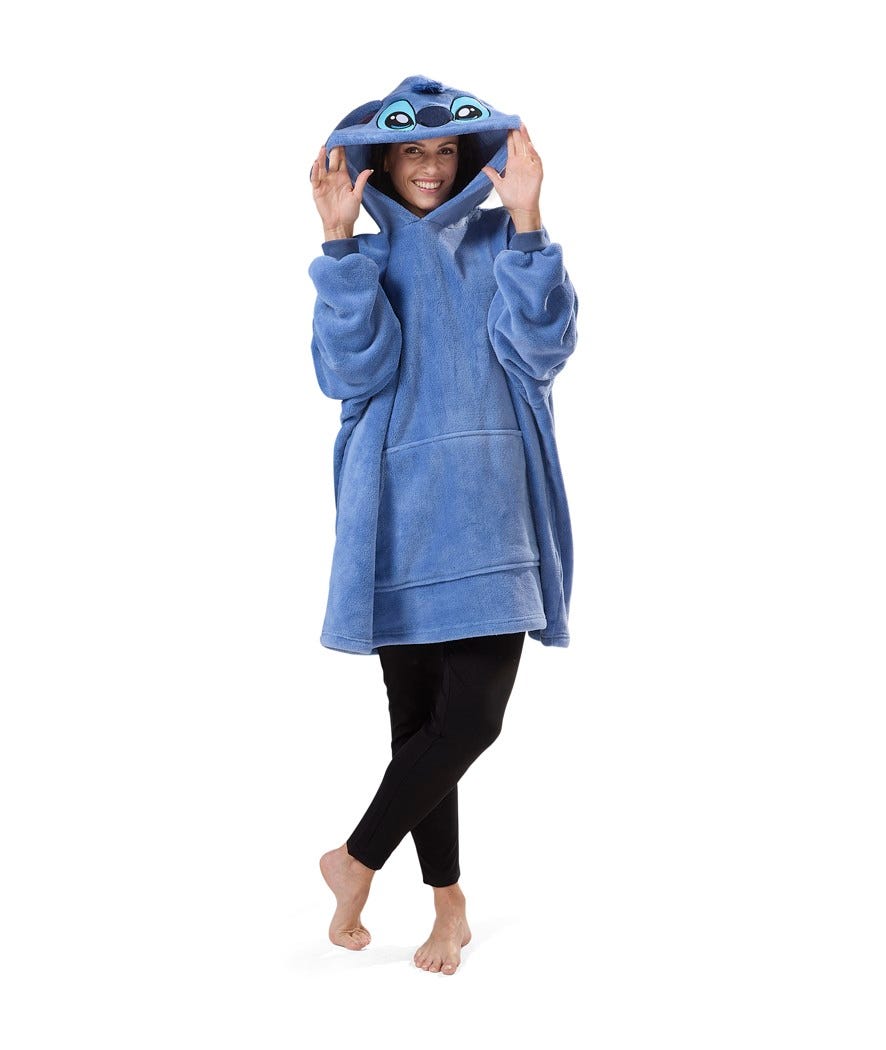 Poncho Snoopy Minnie Stitch