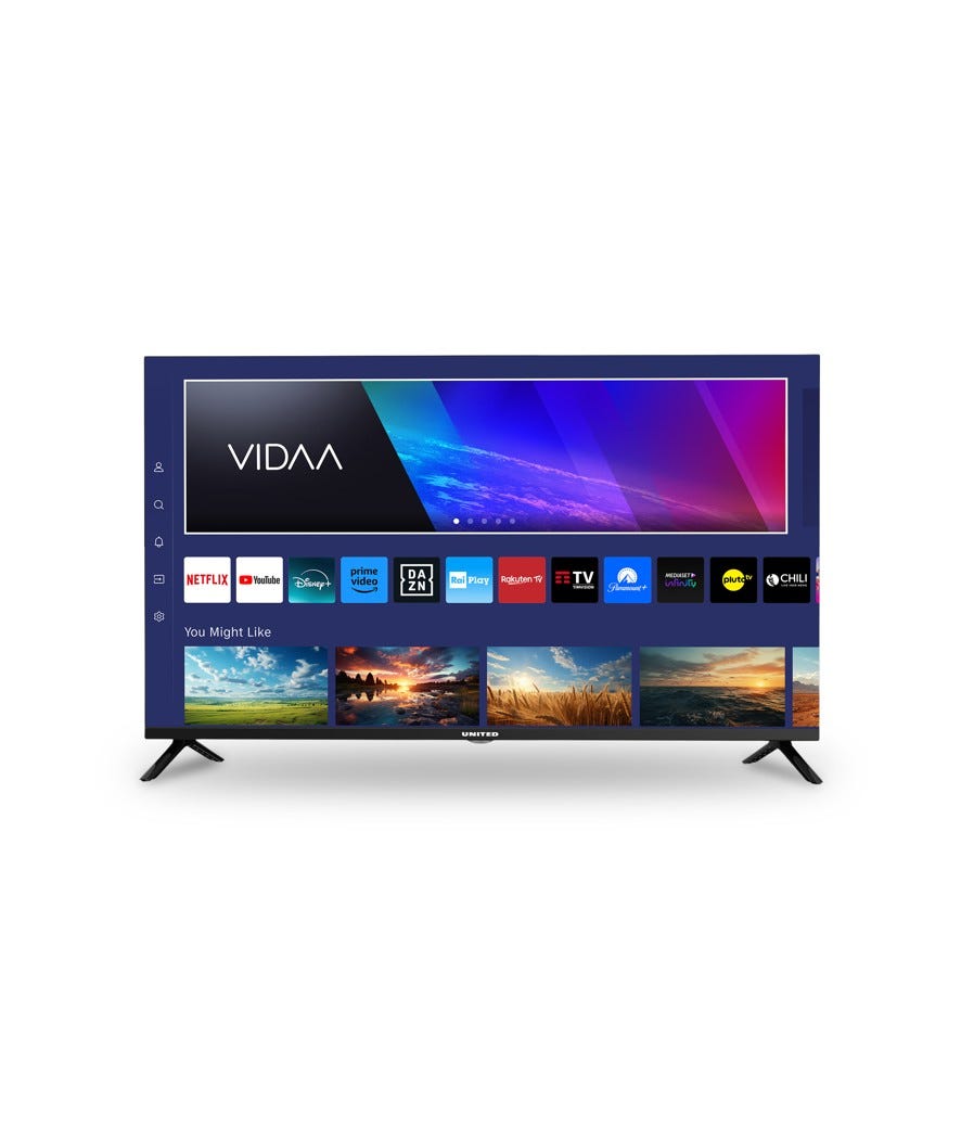 Televisore 40 led smart nero