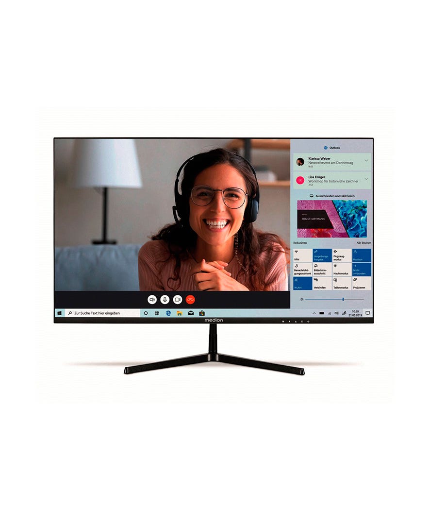 Monitor Full HD  22 MD20150 nero