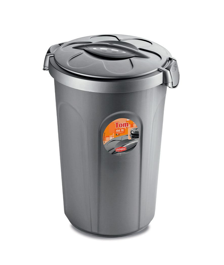 Bidone TOM 46 L silver silver