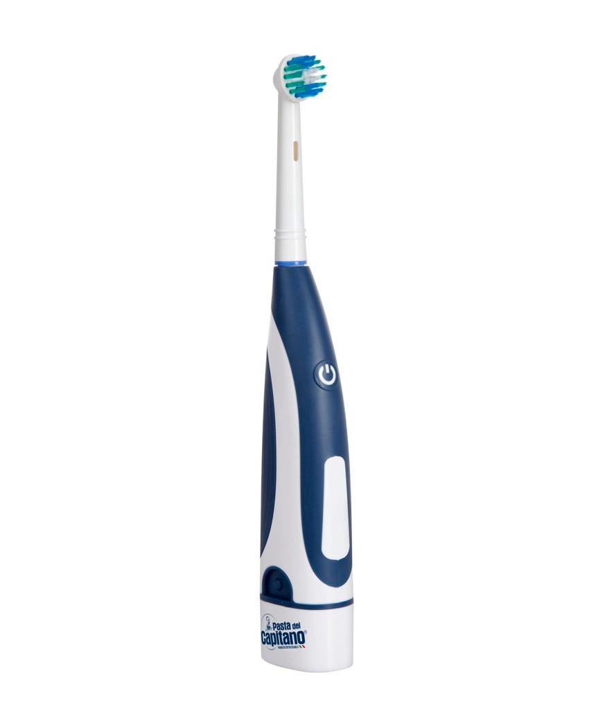 Spazzolino elettrico bianco