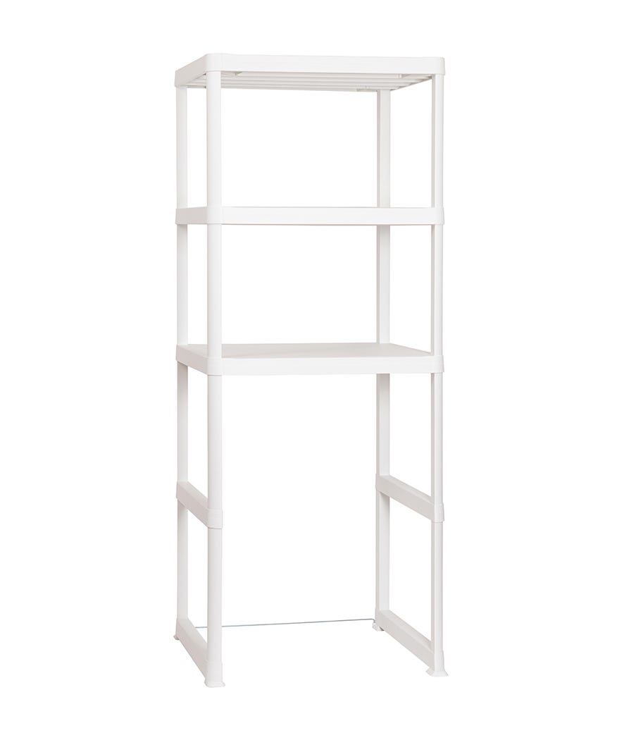 Scaffale lavanderia Wash Store bianco