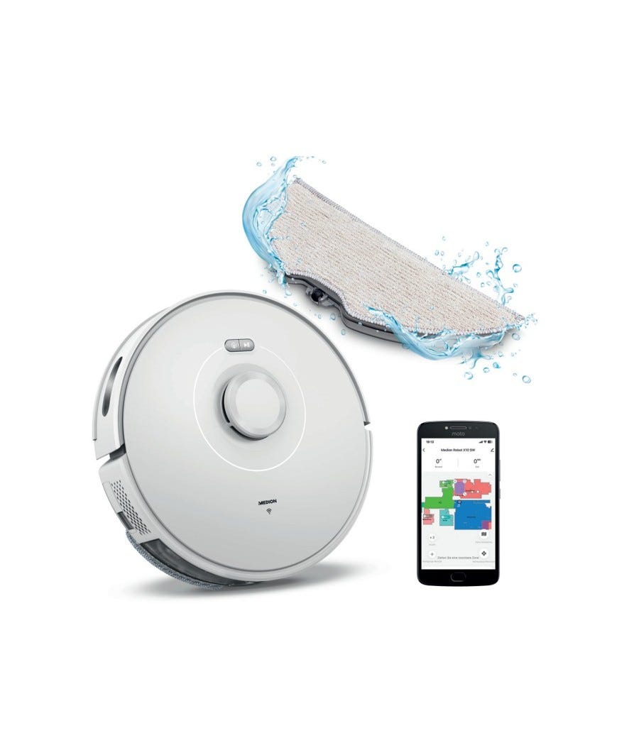 Robot aspirapolvere MD11782 bianco