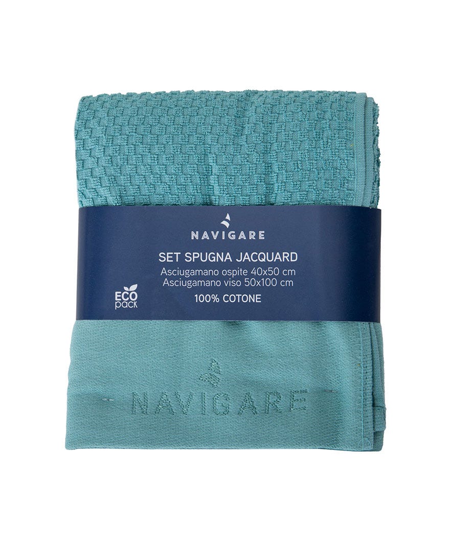 Coppia spugna Jacquard