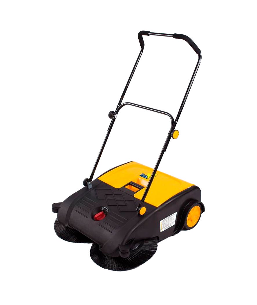 Spazzatrice manuale raggio dazione 75 cm giallo