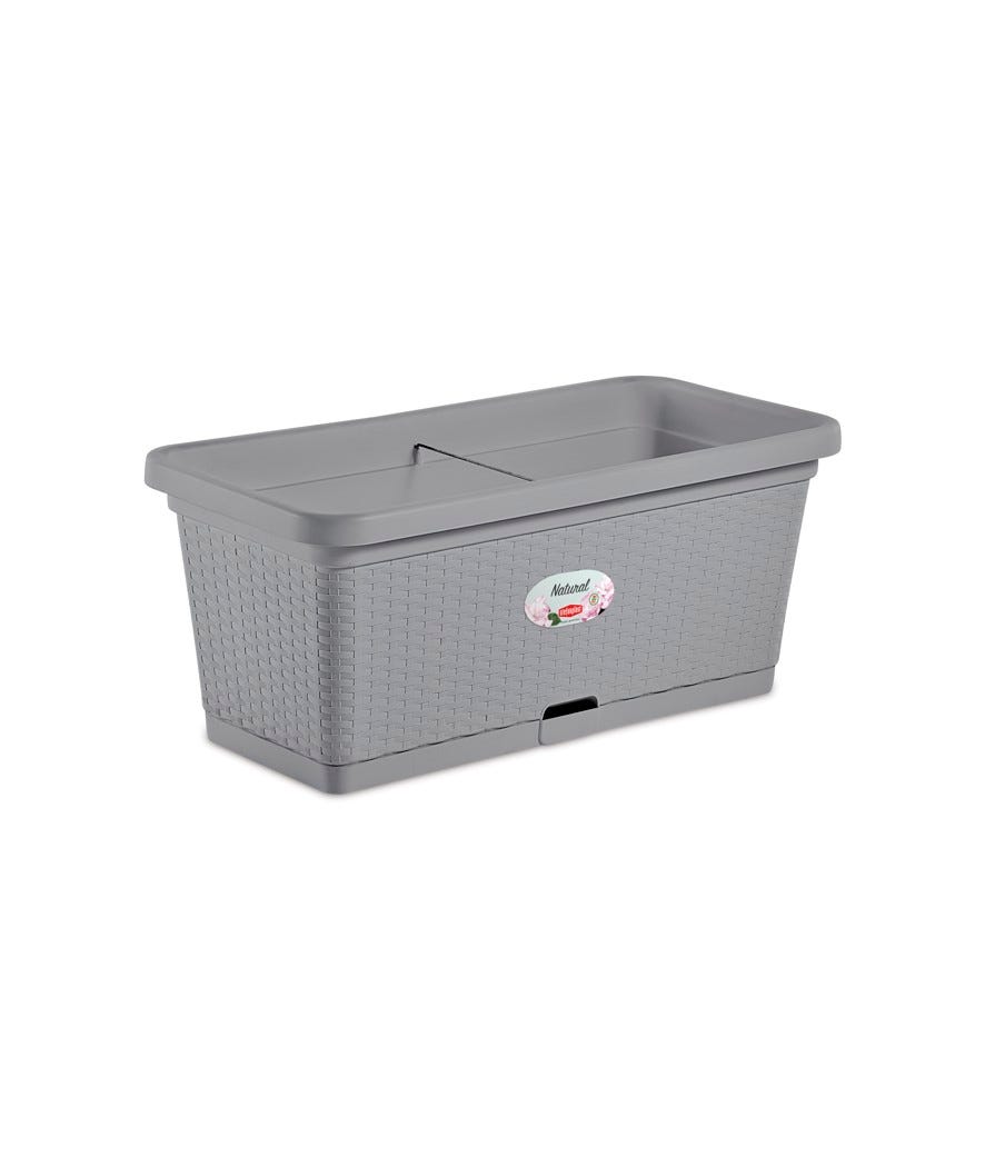 Fioriera Natural 80 cm colore stone gray grigio