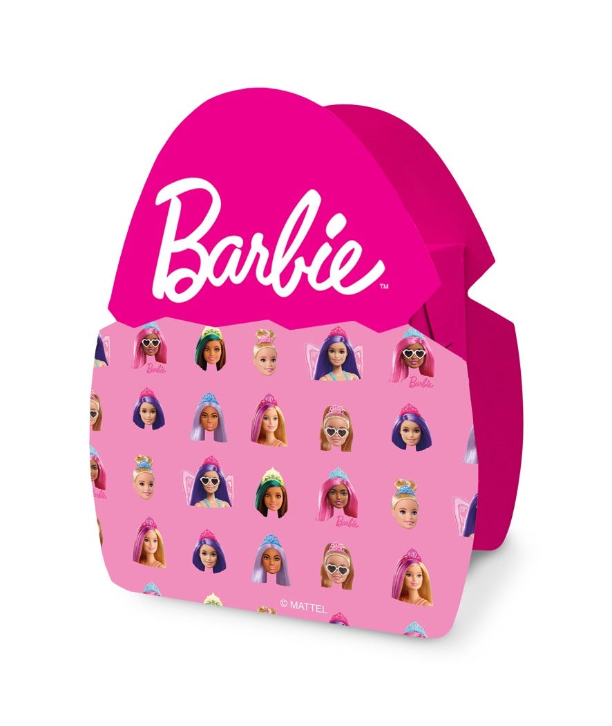 Uovo pasquale Barbie Disney Hot Wheels Batman
