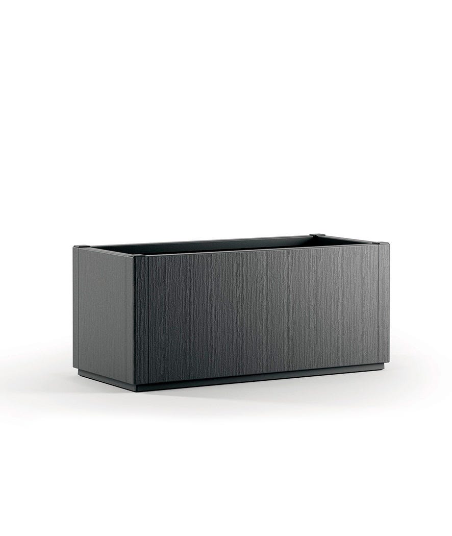 Fioriera rettangolare 80L color antracite antracite