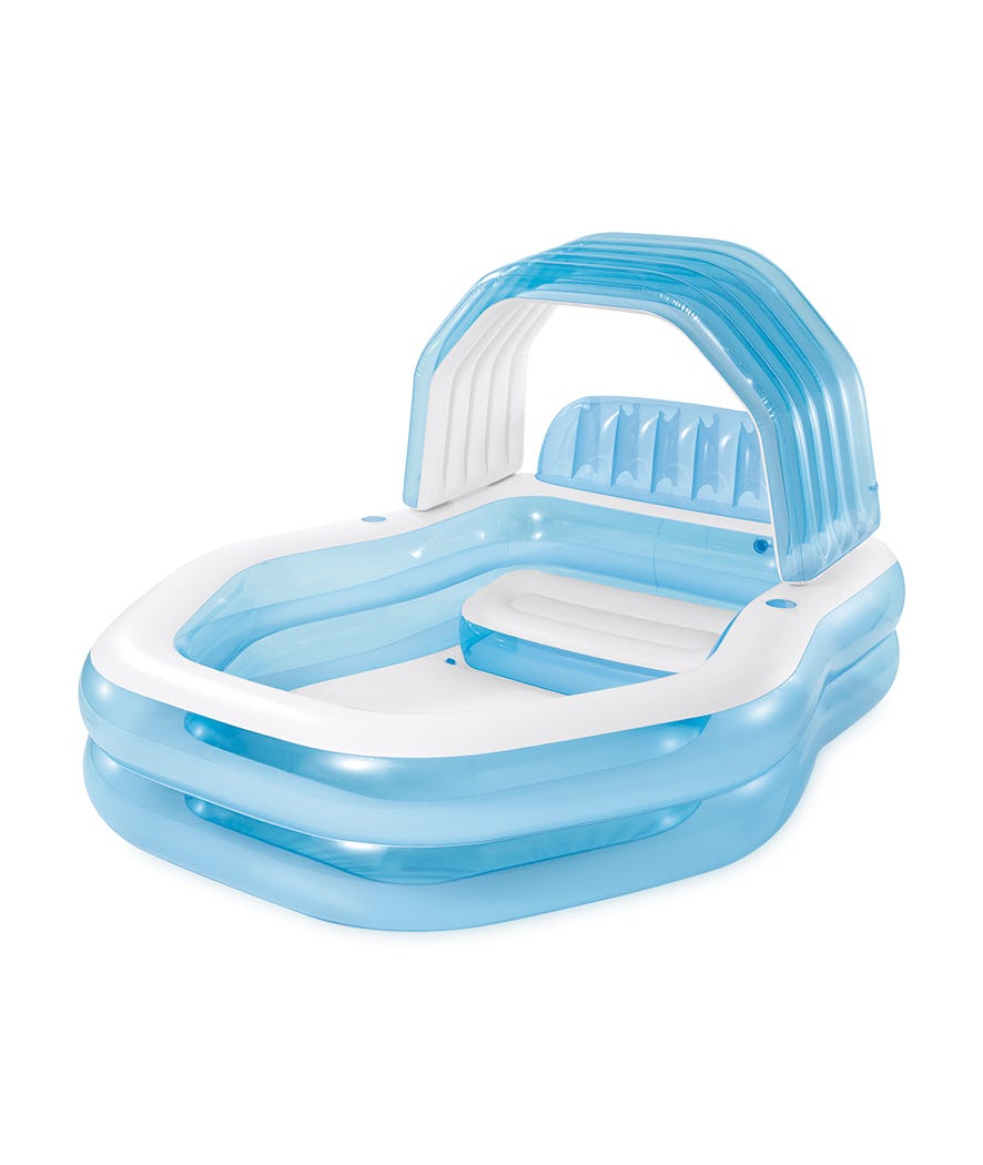 Piscina Family Sunshade con poltrona 57186 azzurro