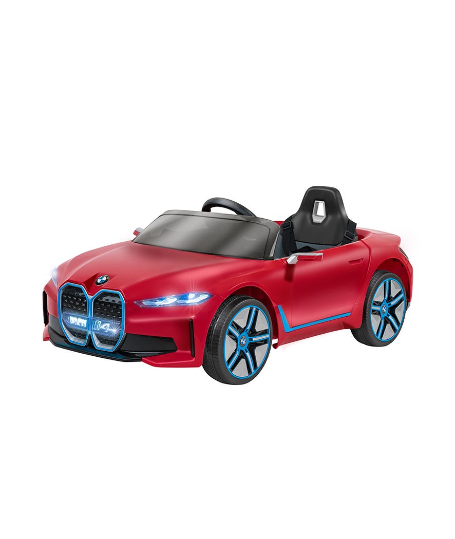 Auto elettrica BMW I4 12 V rossa rosso