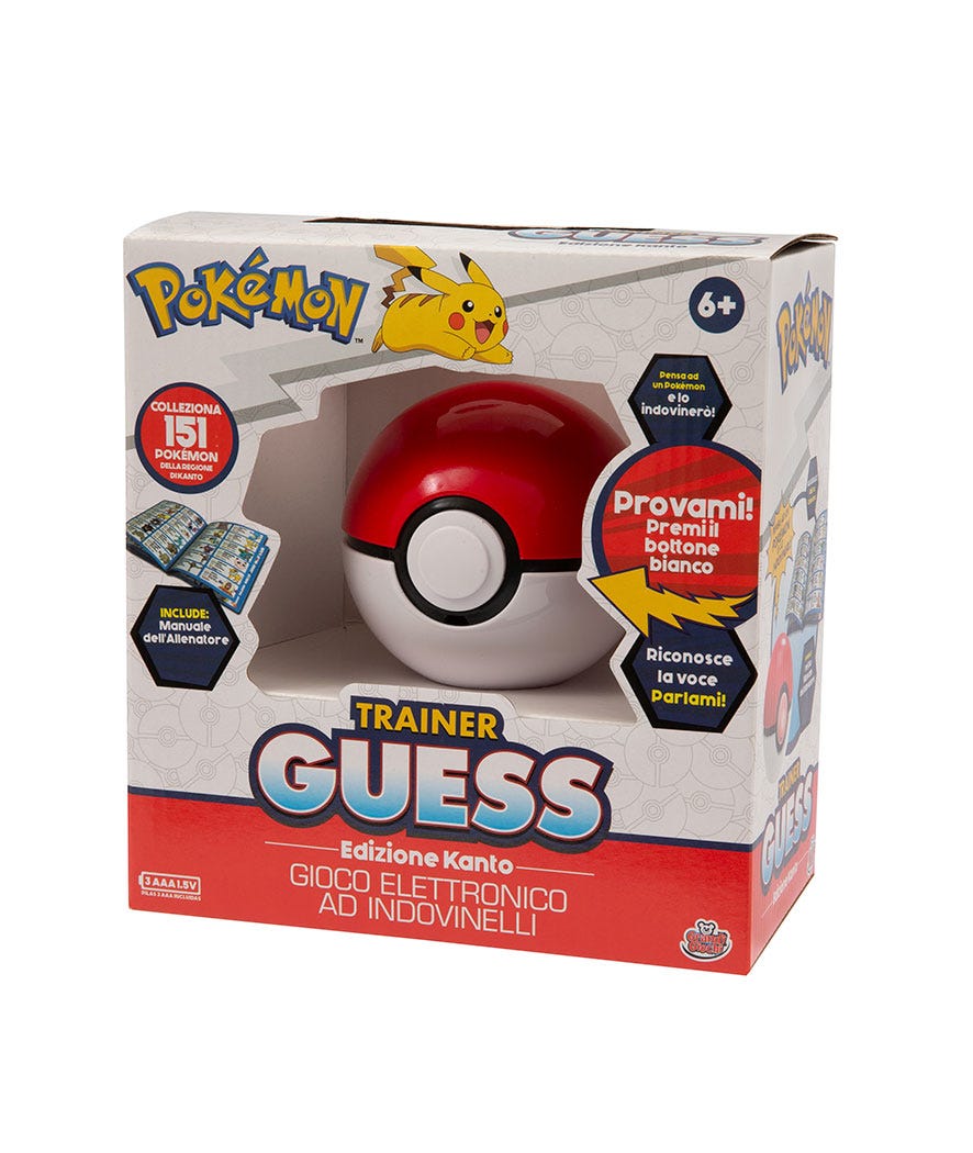 Pokemon Trainer guess ball multicolor