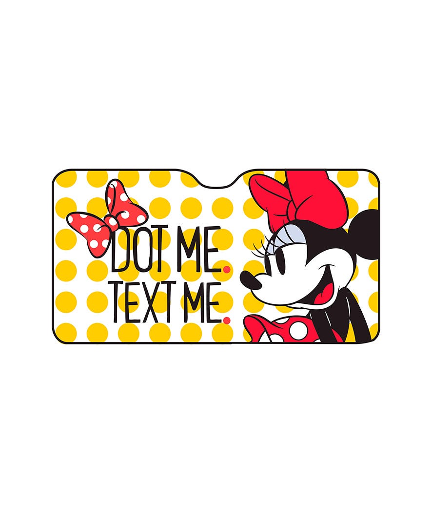 Parasole anteriore SUV Minnie giallo