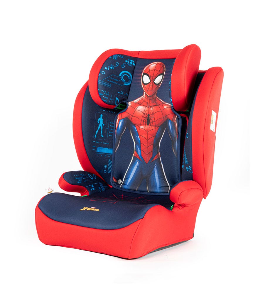 Seggiolino per auto Spiderman rosso