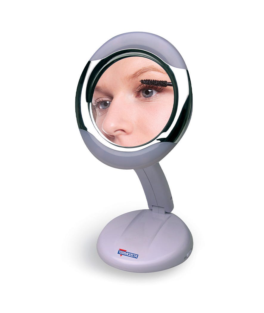 Specchio illuminato bianco