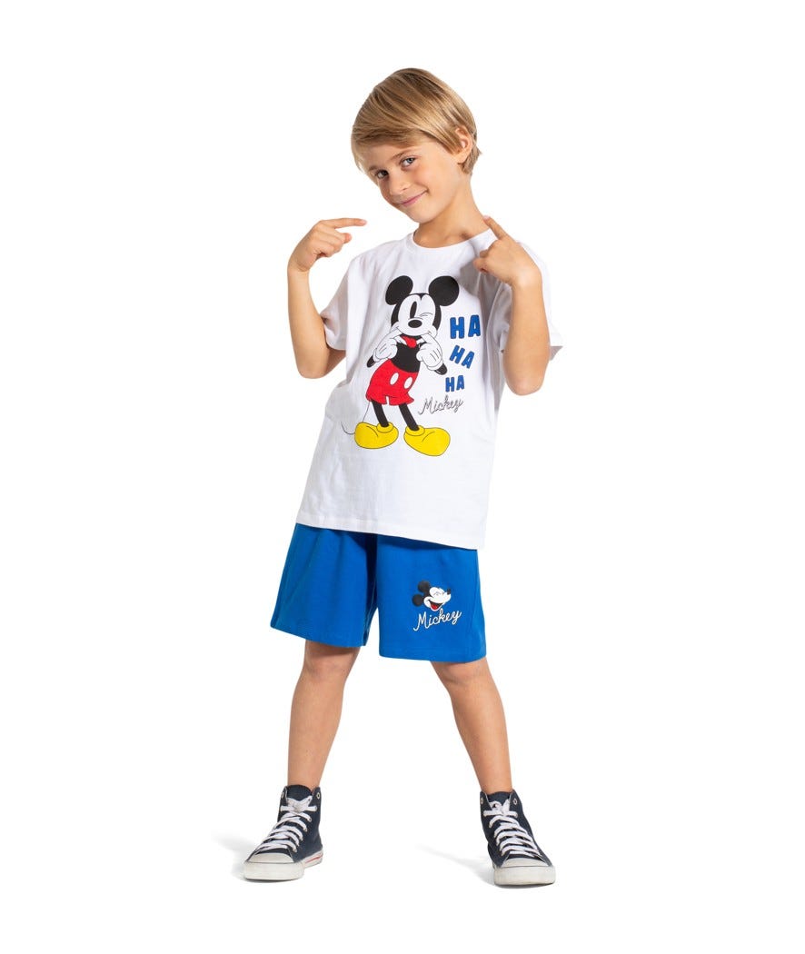Set T shirt e pantaloncino bimbo a