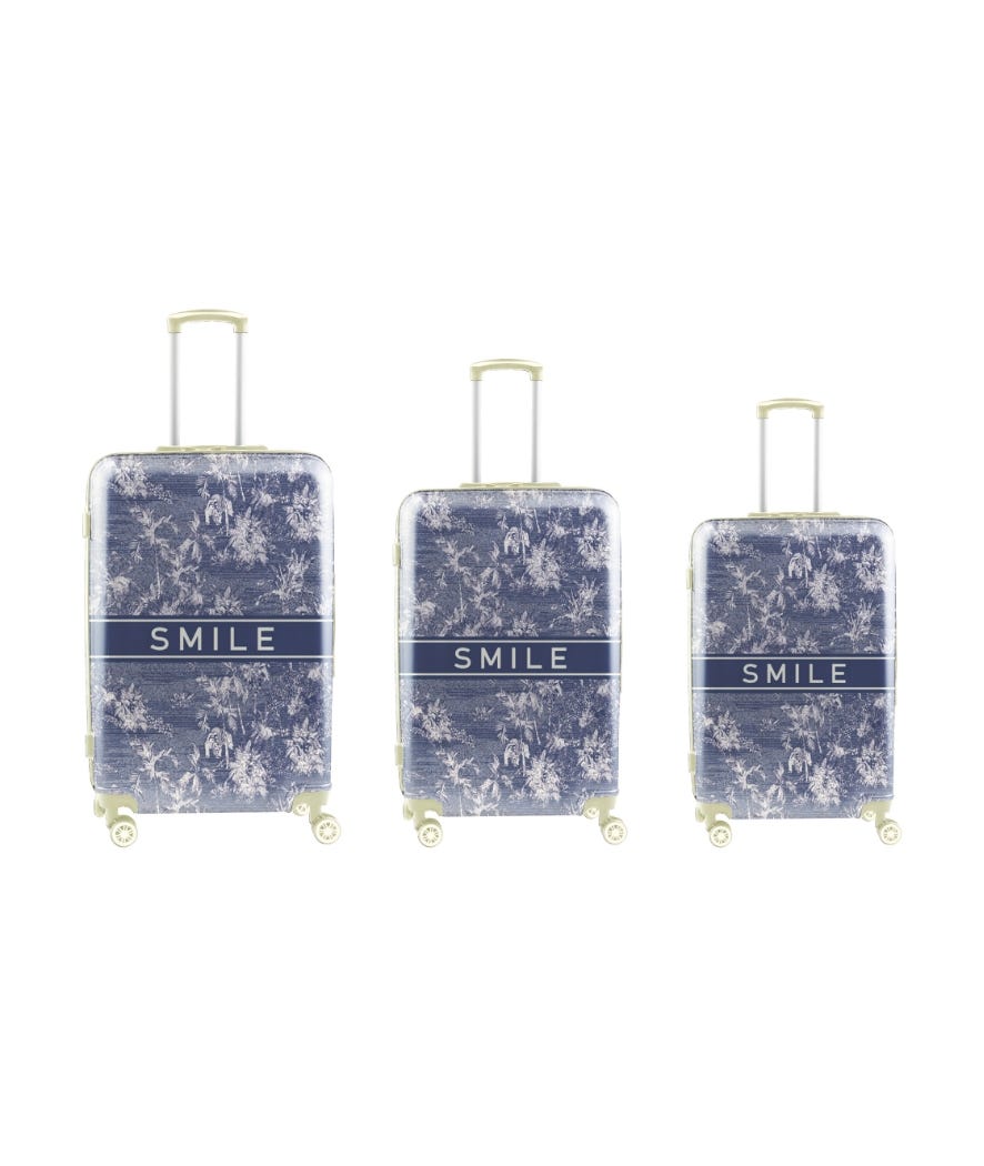 Set 3 valigie stampate JAdore Smile Industry multicolor