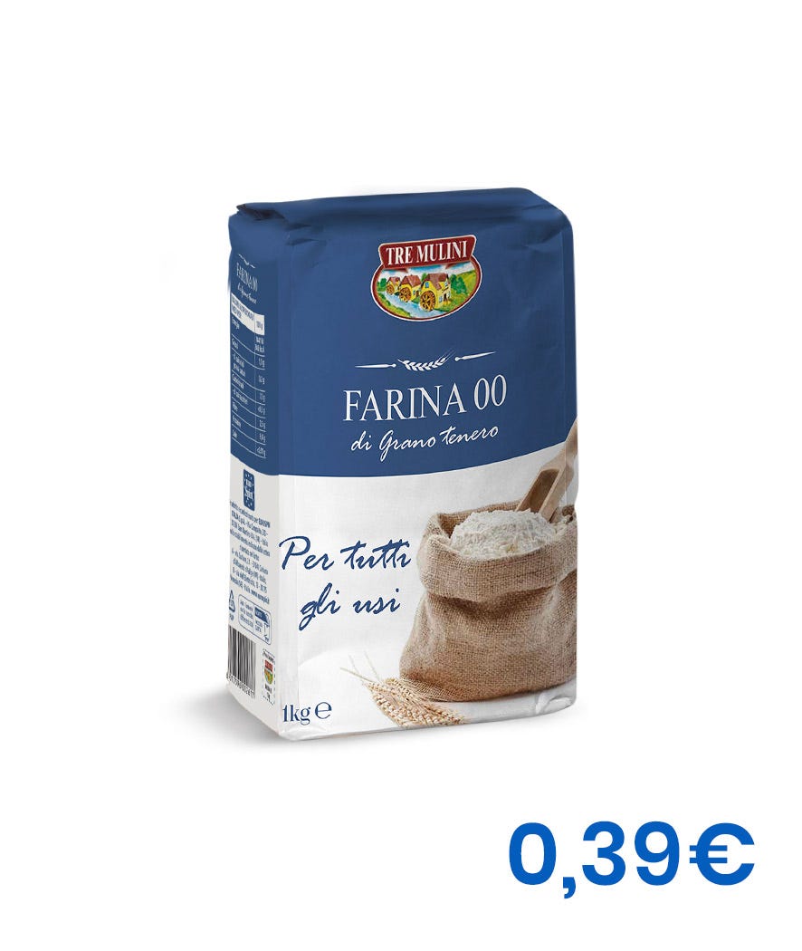 Farina 00 di grano tenero 1 kg