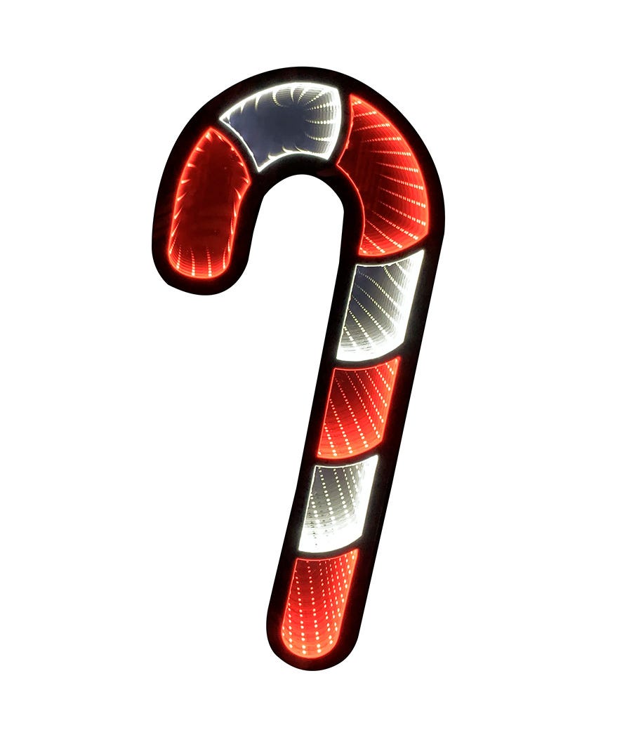 Luce led infinity light per esterno Bastoncino Candy multicolor