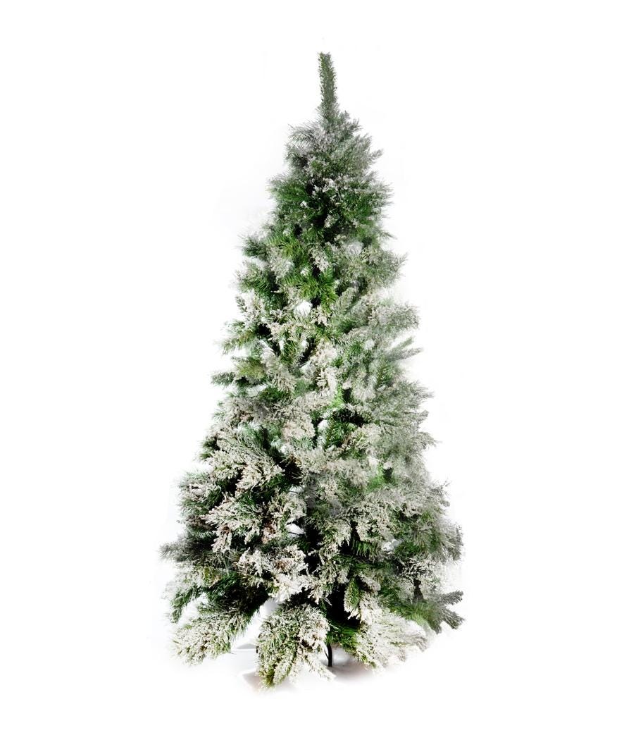 Albero trentino innevato 150 cm bicolor