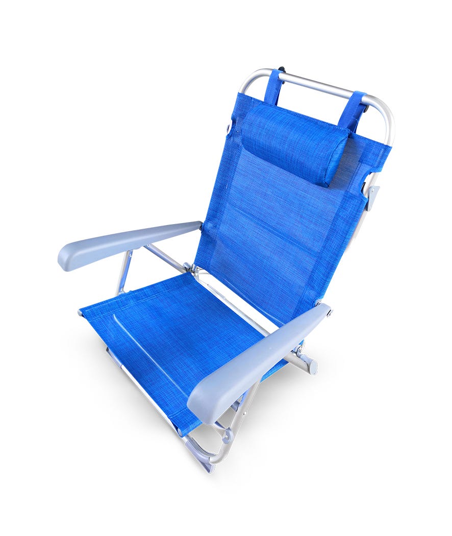 Spiaggina sedia da spiaggia con 8 posizioni 