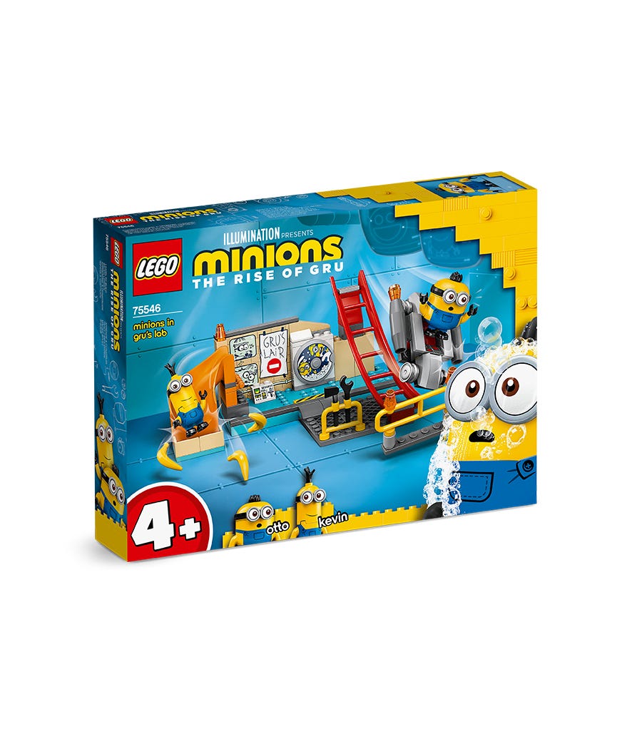 I Minions nel laboratorio di Gru multicolor