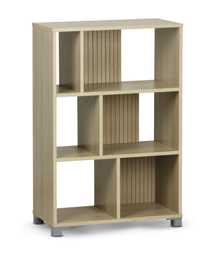 Libreria 6 vani 1 legno