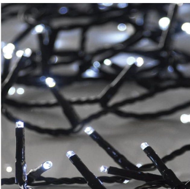 180 Luci a led bianco freddo per esterno