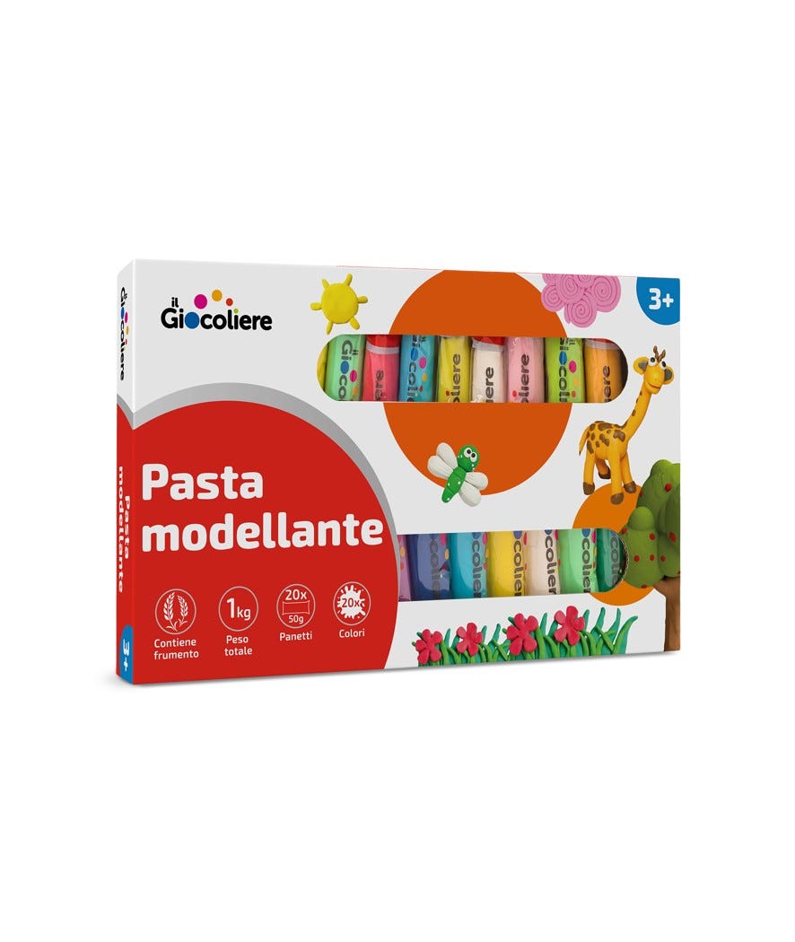 Pasta Modellante 1kg multicolor