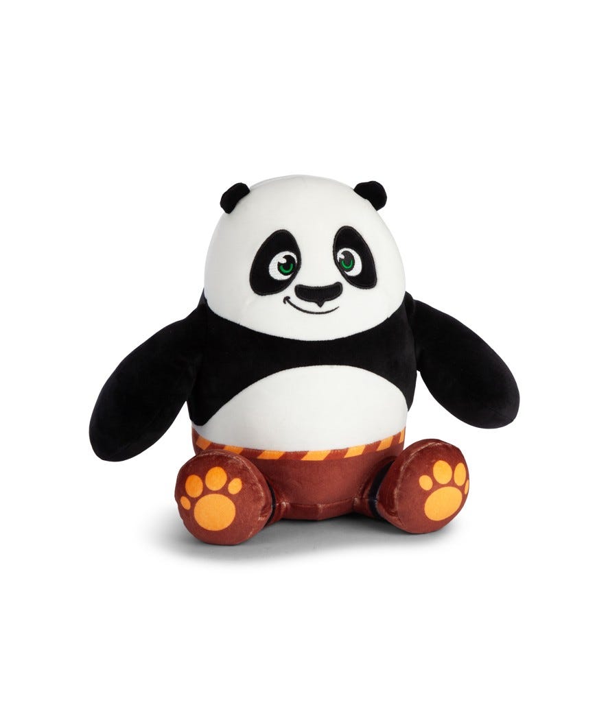 Peluche po kung fu panda multicolor