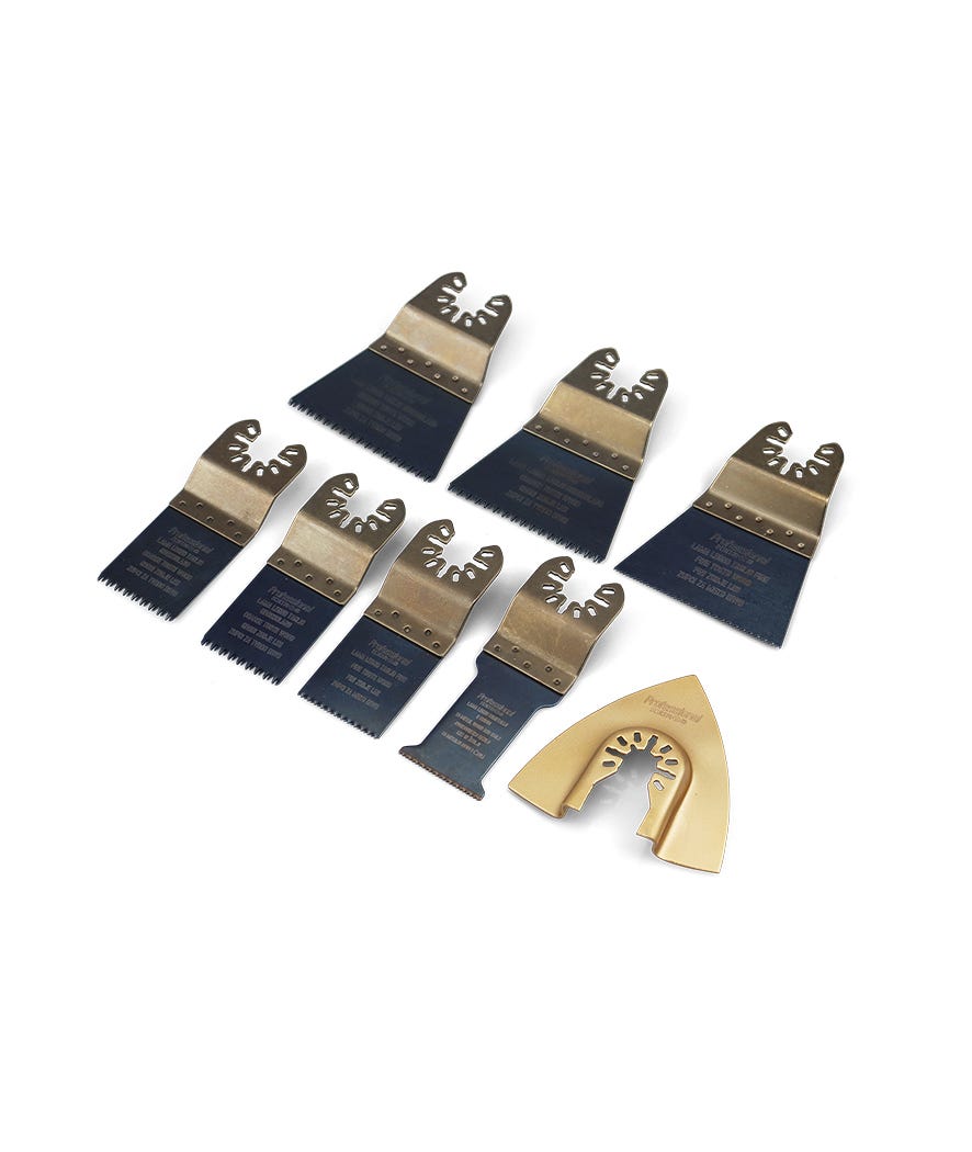 Set 8 accessori per utensile multifunzione 