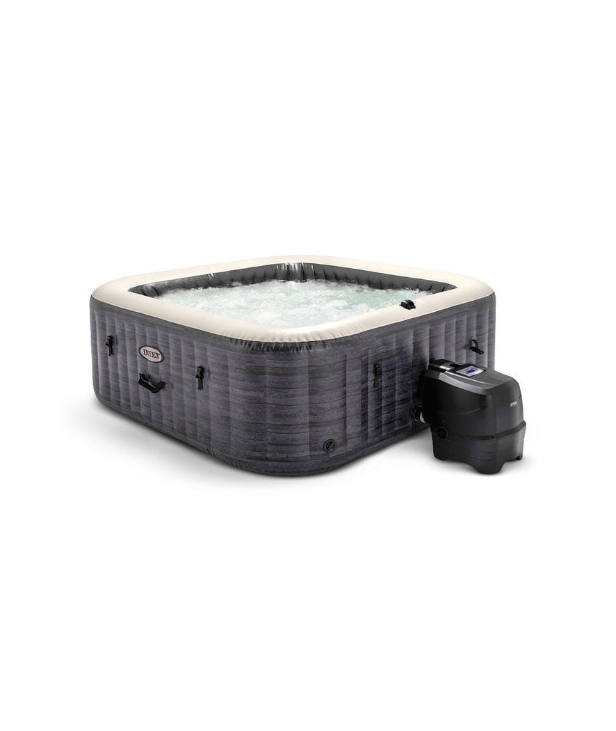 PureSpa greystone deluxe 6 posti 195x195x71 cm grigio