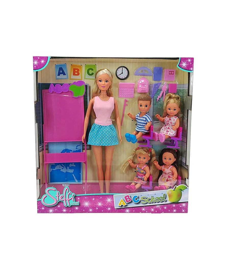 Simba Steffi love scuola con 4 alunni